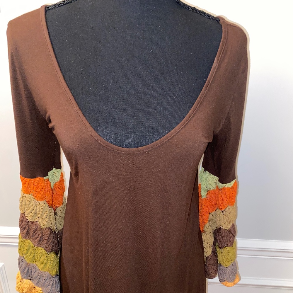 Funky Crochet Sleeve Blouse